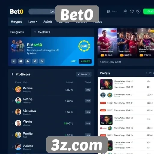 Interface do usuário do Bet0 e sua usabilidade